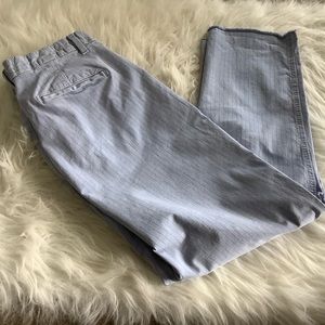 GAP Girlfriend Chino Blue pinstripe